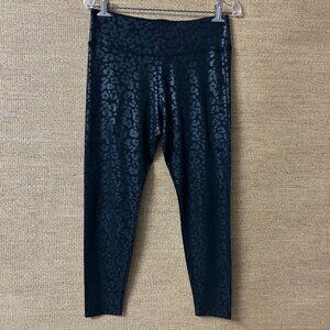 Chico's Zenergy Leggings Women's Medium Black Animal Print